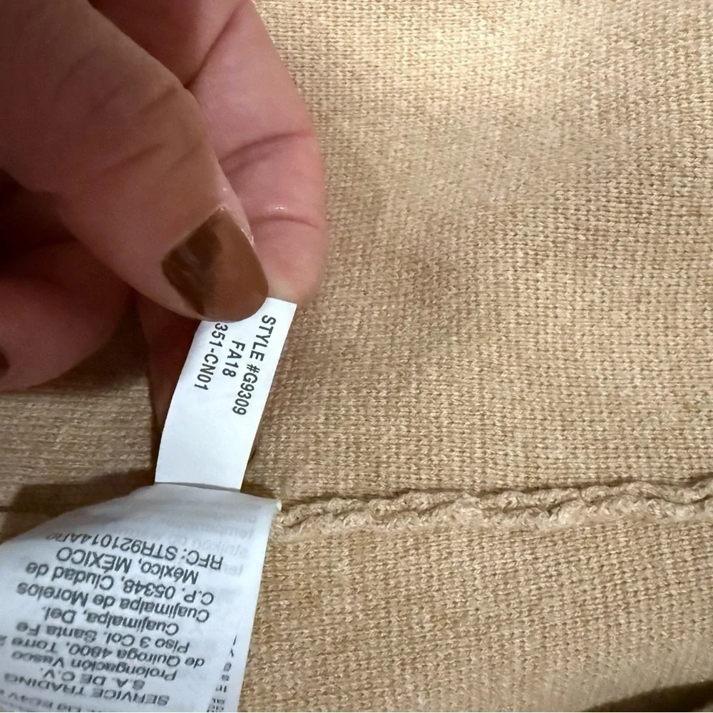 J. Crew Sweater Blazer Women's Tan Blazer